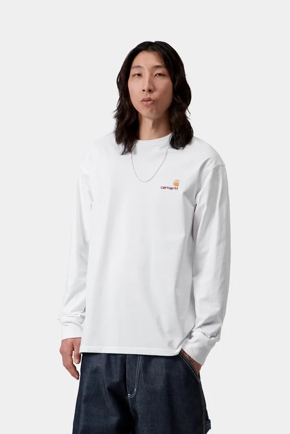 American Script Long Sleeve T-Shirt American Script Long Sleeve T-Shirt