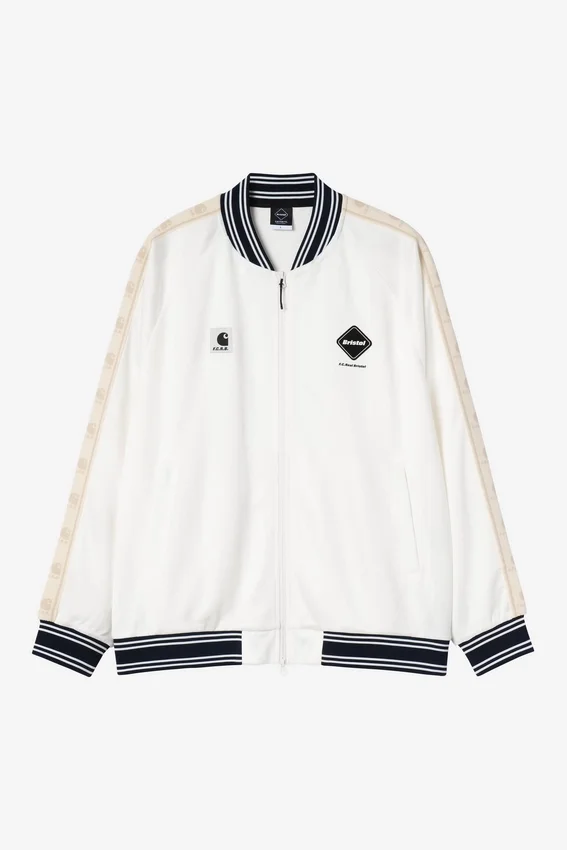 F.C.Real Bristol x Carhartt WIP Varsity Track Jersey Blouson F.C.Real Bristol x Carhartt WIP Varsity Track Jersey Blouson