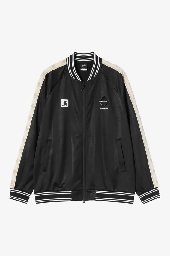 F.C.Real Bristol x Carhartt WIP Varsity Track Jersey Blouson F.C.Real Bristol x Carhartt WIP Varsity Track Jersey Blouson