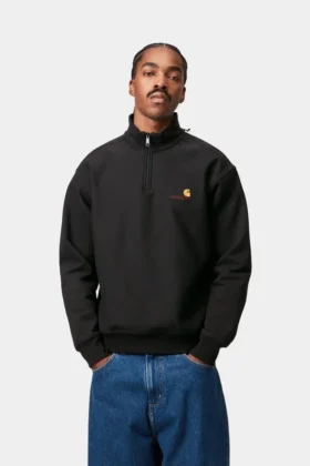 Half Zip American Script Sweatshirt
