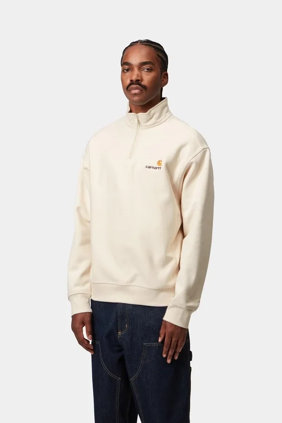 Half Zip American Script Sweatshirt Half Zip American Script Sweatshirt