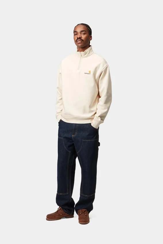 Half Zip American Script Sweatshirt Half Zip American Script Sweatshirt