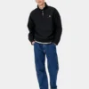 Half Zip American Script Sweatshirt