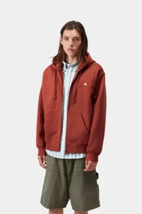 Hooded American Script Jacket