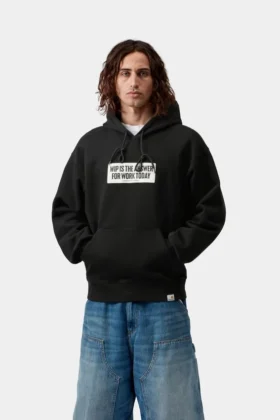 Hooded Bumper Sticker Sweatshirt Hooded Bumper Sticker Sweatshirt