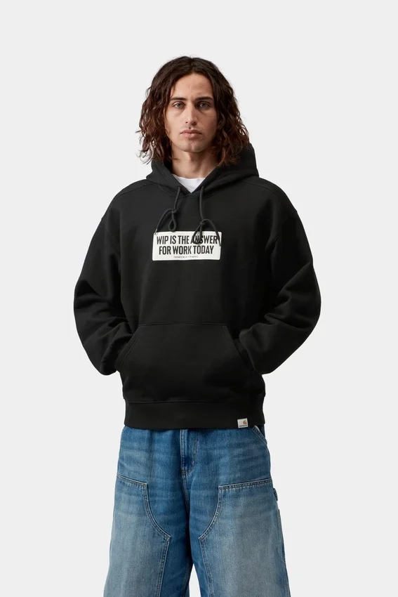 Hooded Bumper Sticker Sweatshirt Hooded Bumper Sticker Sweatshirt