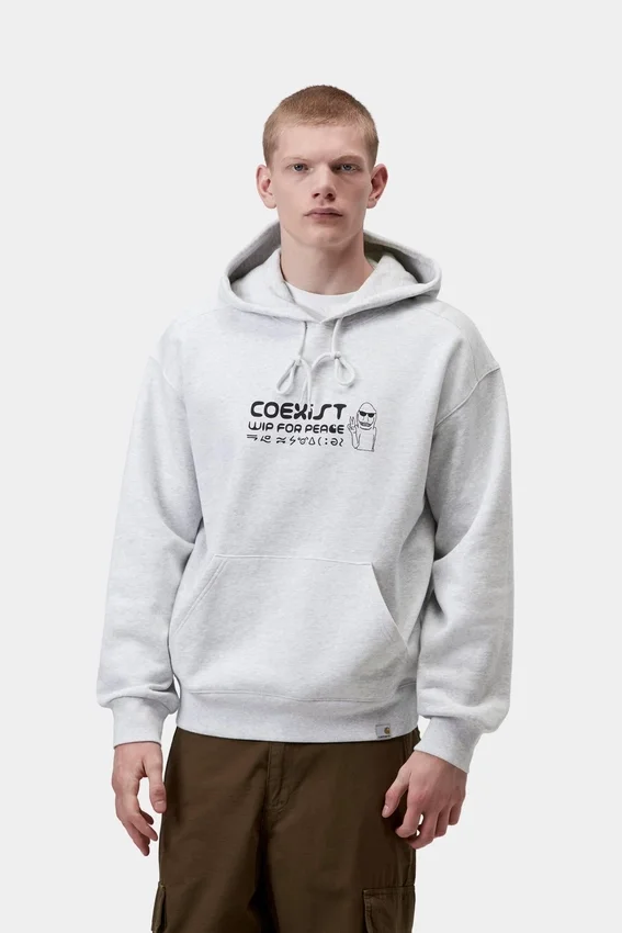 Hooded Bumper Sticker Sweatshirt Hooded Bumper Sticker Sweatshirt