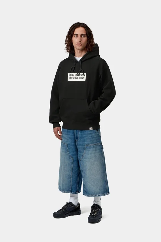 Hooded Bumper Sticker Sweatshirt Hooded Bumper Sticker Sweatshirt