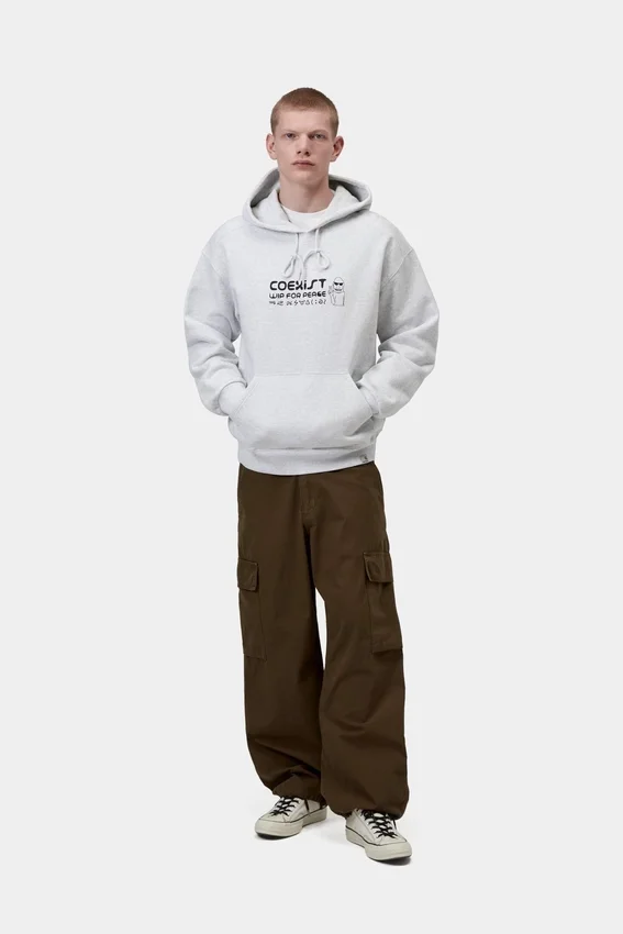 Hooded Bumper Sticker Sweatshirt Hooded Bumper Sticker Sweatshirt