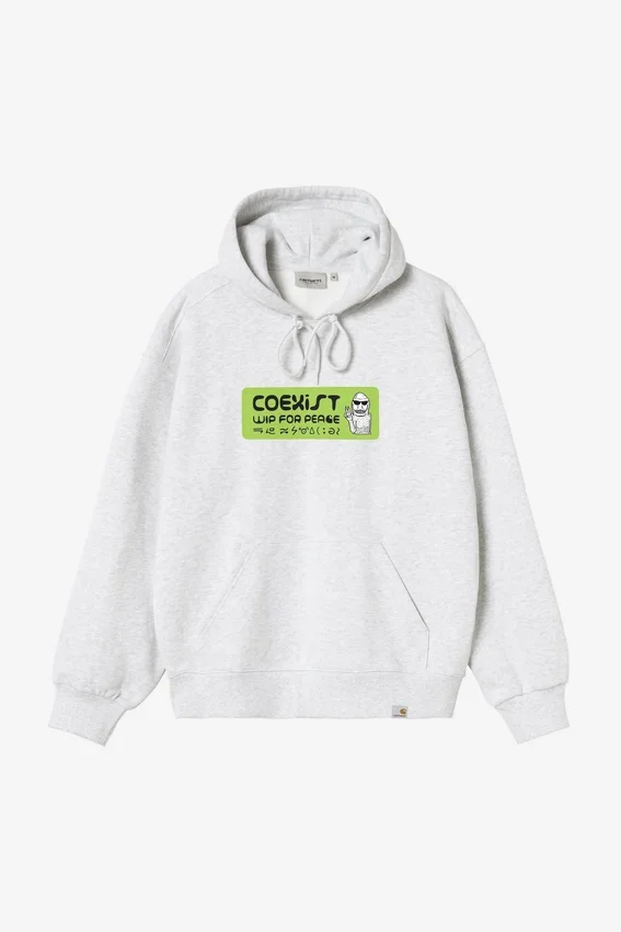 Hooded Bumper Sticker Sweatshirt Hooded Bumper Sticker Sweatshirt