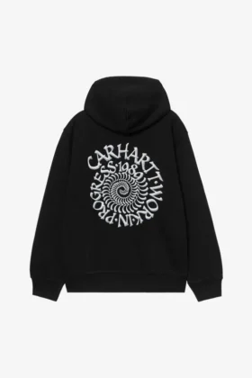 Hooded Spiral Sweatshirt