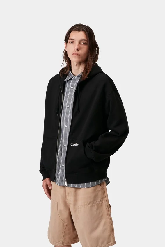 Hooded WIP Label Sweat Jacket Hooded WIP Label Sweat Jacket