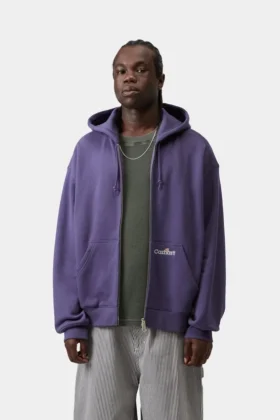 Hooded WIP Label Sweat Jacket