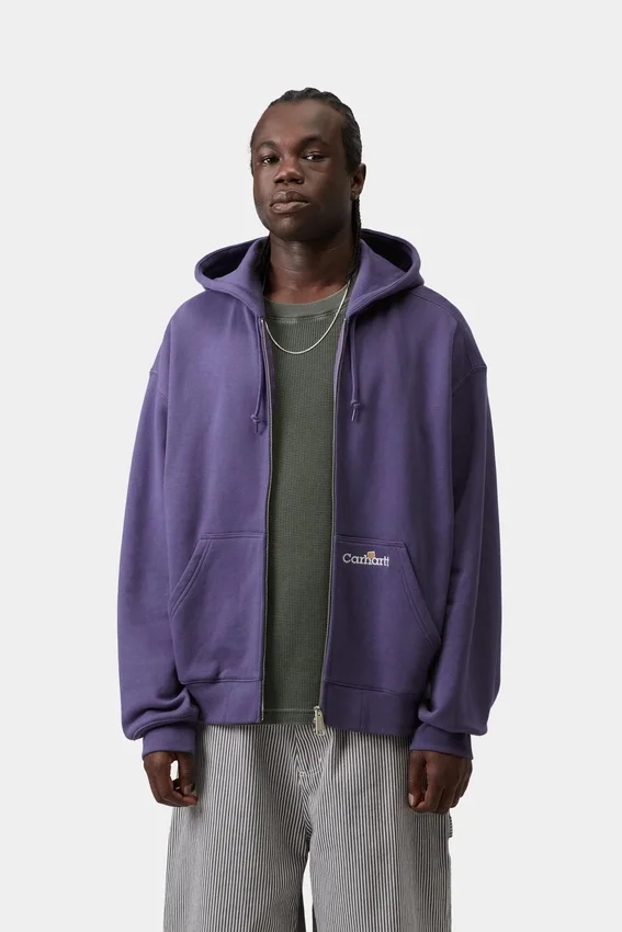 Hooded WIP Label Sweat Jacket Hooded WIP Label Sweat Jacket