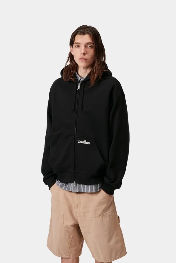 Hooded WIP Label Sweat Jacket Hooded WIP Label Sweat Jacket