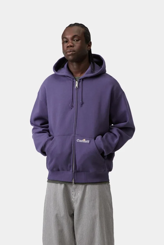 Hooded WIP Label Sweat Jacket Hooded WIP Label Sweat Jacket