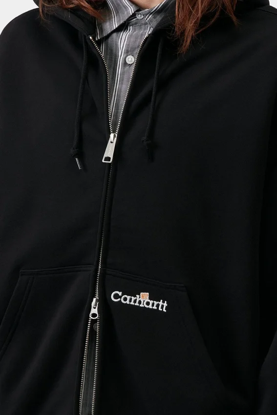 Hooded WIP Label Sweat Jacket Hooded WIP Label Sweat Jacket