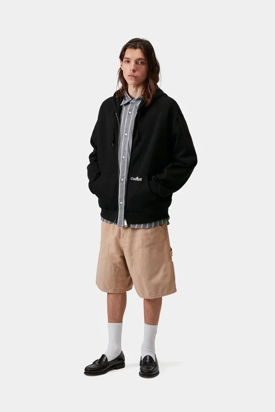 Hooded WIP Label Sweat Jacket Hooded WIP Label Sweat Jacket