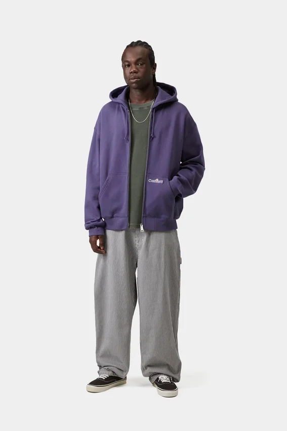 Hooded WIP Label Sweat Jacket Hooded WIP Label Sweat Jacket