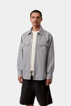 Mercer Stripe Shirt Jacket