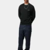 Script Embroidery Sweatshirt