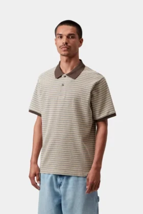Short Sleeve Dion Stripe Polo