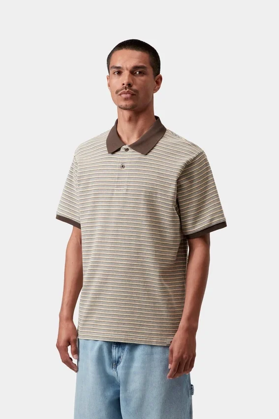 Short Sleeve Dion Stripe Polo Short Sleeve Dion Stripe Polo