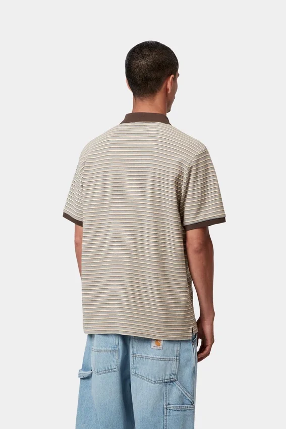 Short Sleeve Dion Stripe Polo Short Sleeve Dion Stripe Polo