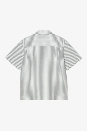 Short Sleeve Leavel Stripe Shirt Short Sleeve Leavel Stripe Shirt
