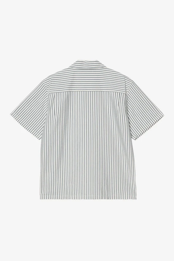 Short Sleeve Leavel Stripe Shirt Short Sleeve Leavel Stripe Shirt