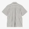 Short Sleeve Leavel Stripe Shirt Short Sleeve Leavel Stripe Shirt