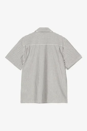 Short Sleeve Leavel Stripe Shirt Short Sleeve Leavel Stripe Shirt