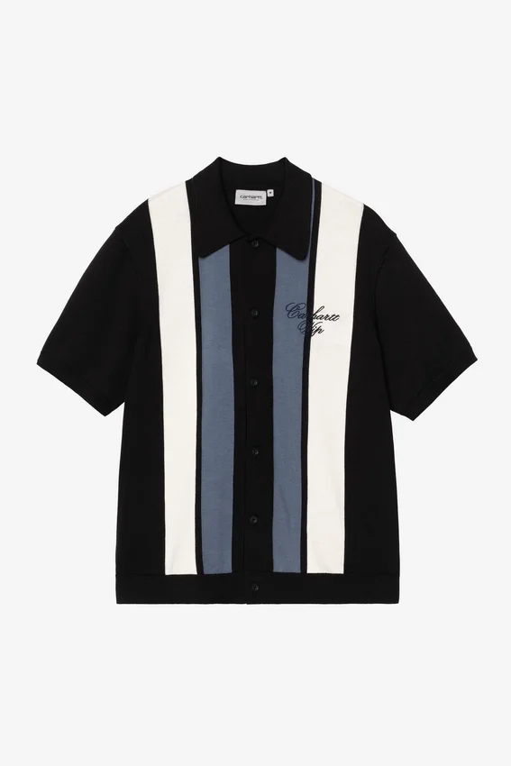 Short Sleeve Mello Stripe Knit Shirt Short Sleeve Mello Stripe Knit Shirt