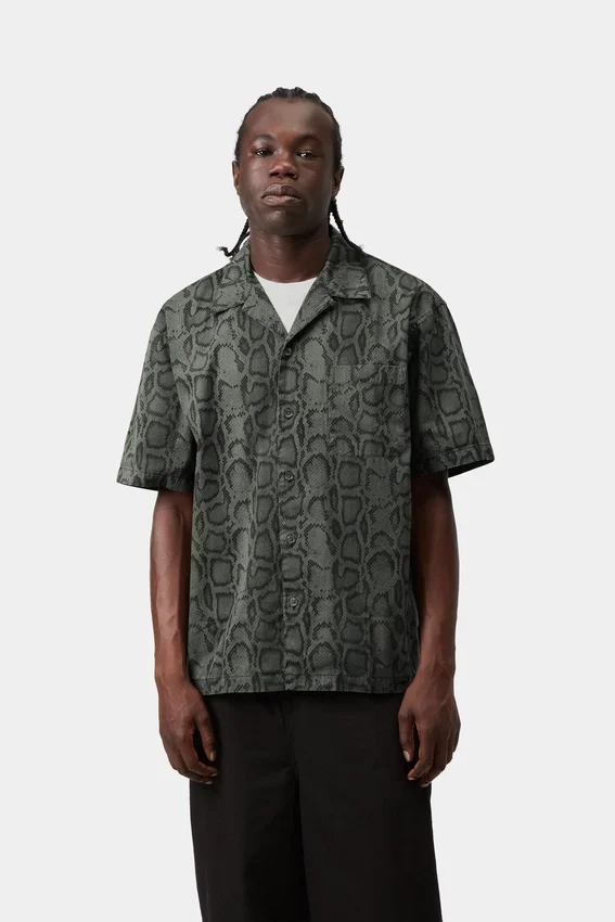 Short Sleeve Snake Camo Shirt Short Sleeve Snake Camo Shirt