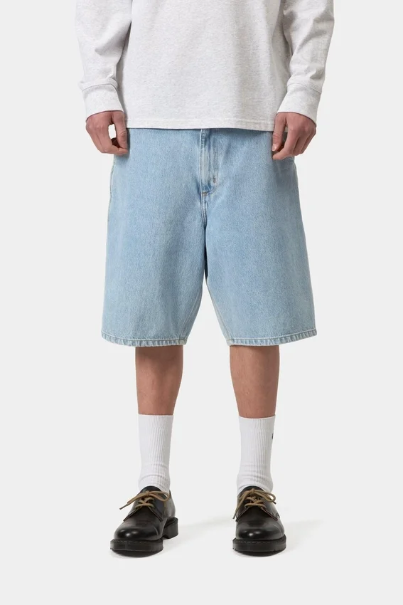 Single Knee Short – Denim Single Knee Short – Denim