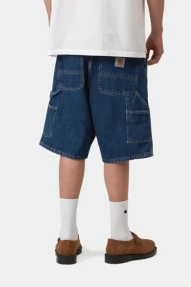 Single Knee Short – Denim Single Knee Short – Denim