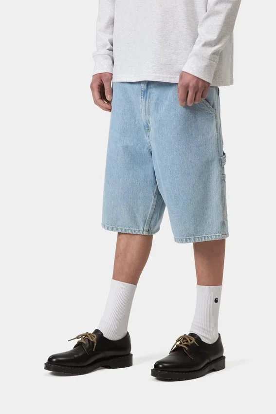 Single Knee Short – Denim Single Knee Short – Denim