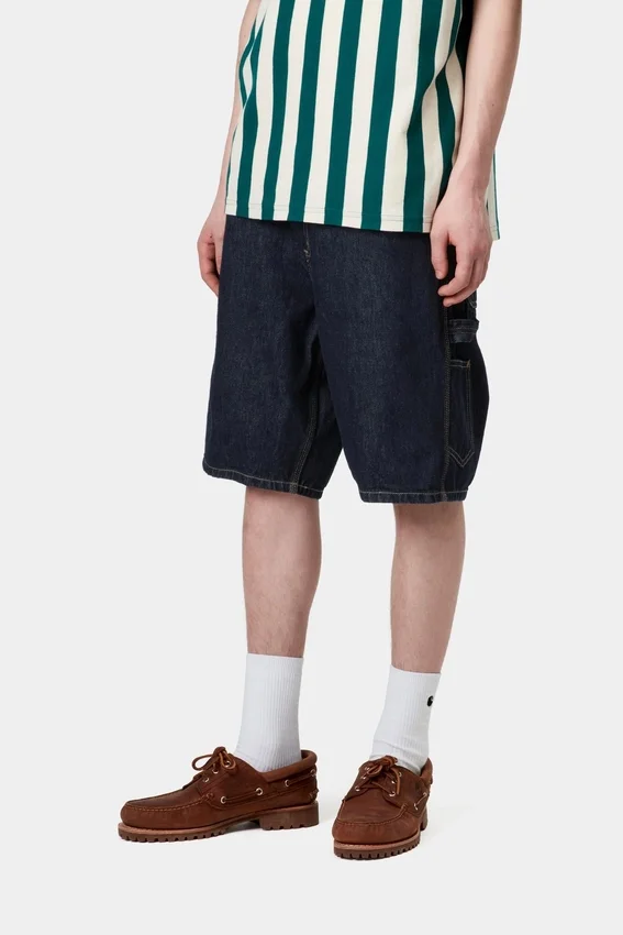 Single Knee Short – Denim Single Knee Short – Denim
