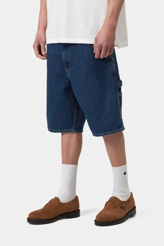 Single Knee Short – Denim Single Knee Short – Denim