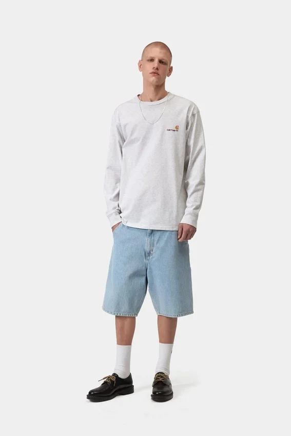 Single Knee Short – Denim Single Knee Short – Denim
