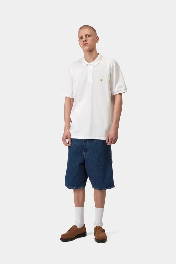 Single Knee Short – Denim Single Knee Short – Denim