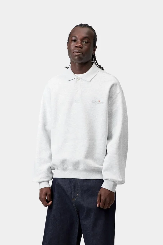 WIP Label Polo Sweatshirt WIP Label Polo Sweatshirt