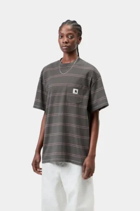 Women’s Bert Stripe Pocket T-Shirt Women’s Bert Stripe Pocket T-Shirt