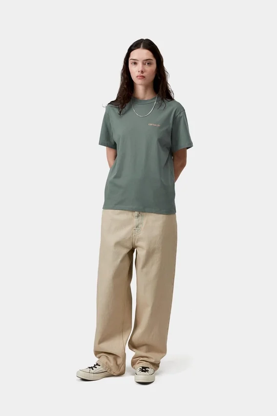Women’s Script Embroidery T-Shirt Women’s Script Embroidery T-Shirt