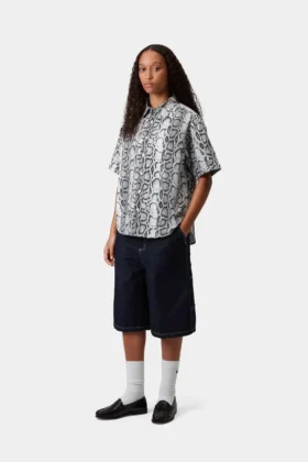 Women’s Short Sleeve Snake Camo Shirt Women’s Short Sleeve Snake Camo Shirt
